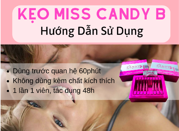 Kẹo sâm Miss Candy là gì? Kẹo kích dục nữ Miss Candy có tác dụng gì